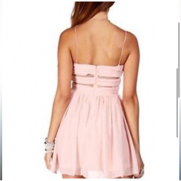 Hailey Logan by Adrianna Papell Blush Mini Dress - Picture 11 of 12